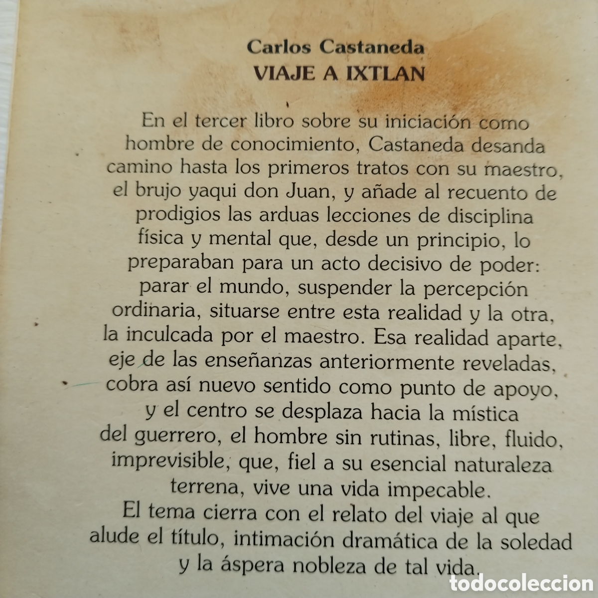 Libros de segunda mano: Viaje a IXTLAN | Carlos Castaneda - Foto 2