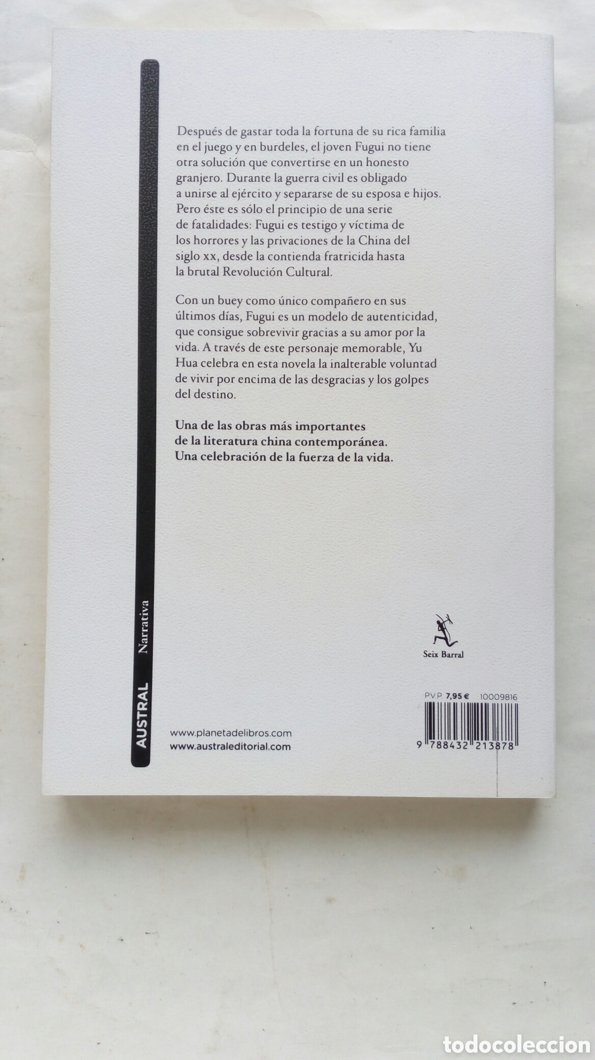 Libros de segunda mano: &iexcl;Vivir!. Yu Hua. - Foto 2