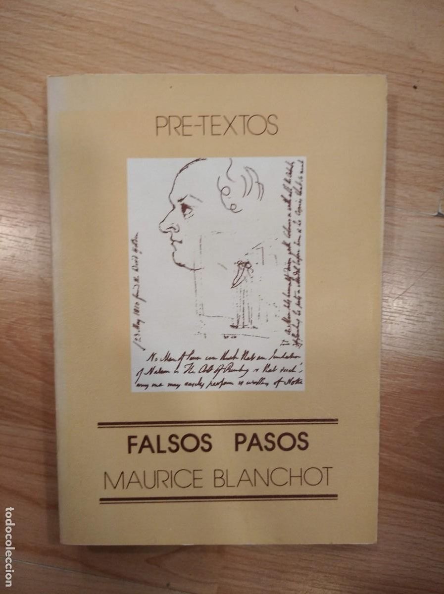 Libros de segunda mano: Falsos pasos. Maurice Blanchot - Foto 1