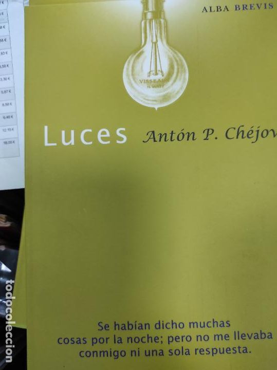 Libros de segunda mano: Luces Ant&oacute;n P. Ch&eacute;jov Traducci&oacute;n de V&iacute;ctor Gallego Barcelona 2011 Alba In 8&ordm; R&uacute;stica con solapas