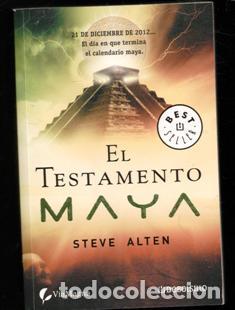 Libros de segunda mano: El testamento Maya, Steve Alten - Foto 1