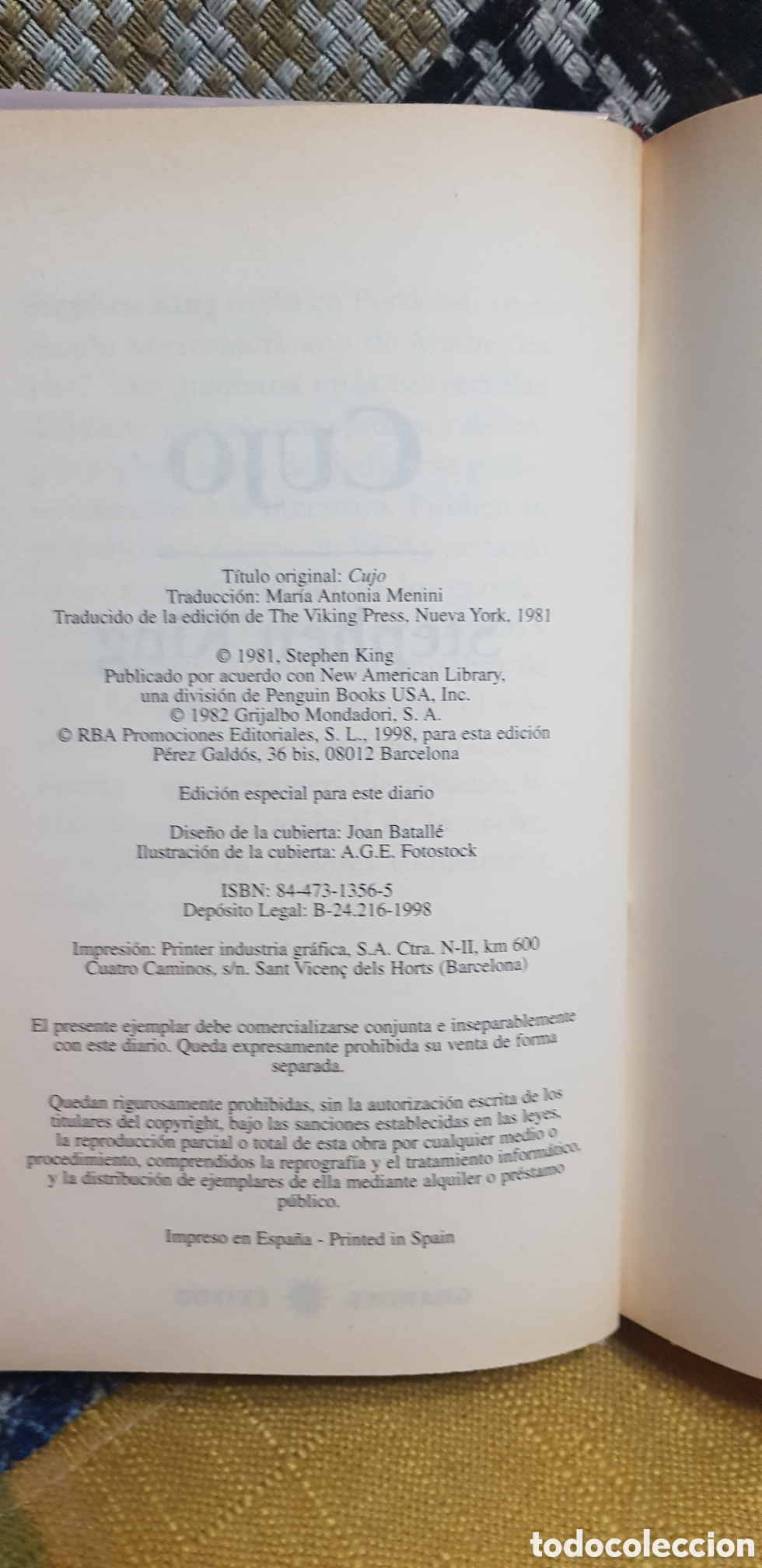 1° edición. it, stephen king. - Acquista Altri libri usati di letteratura  su todocoleccion