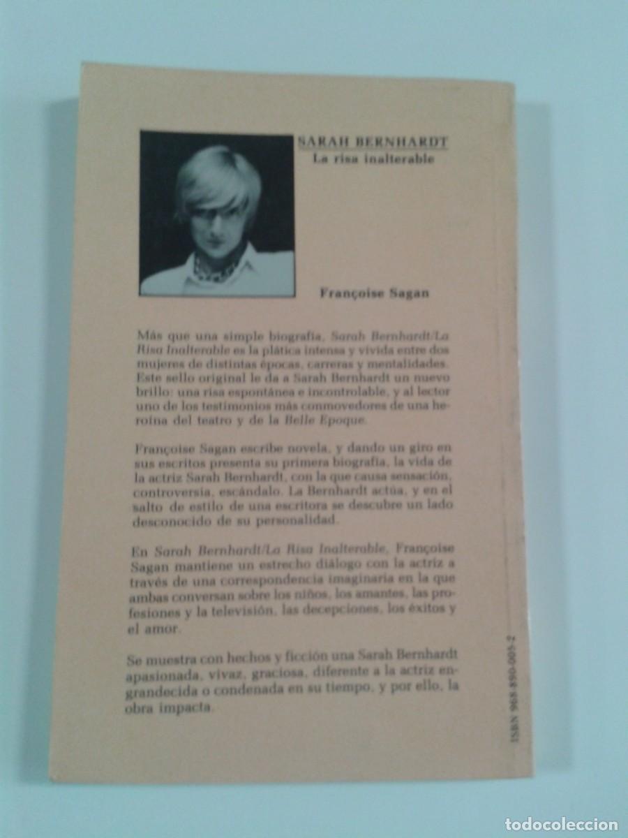 Libros de segunda mano: La risa inalterable. Fran&ccedil;oise Sagan - Foto 2