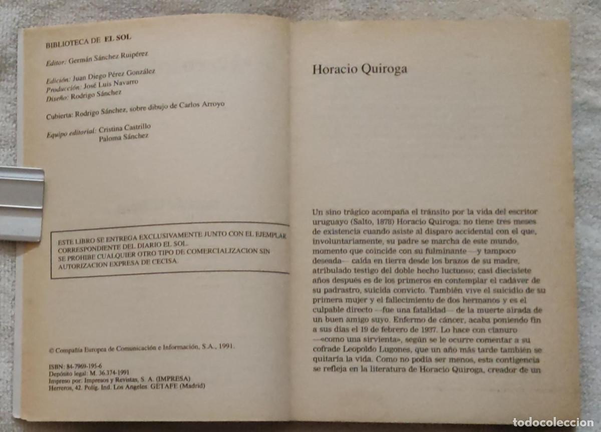 Libros de segunda mano: LA INSOLACI&Oacute;N. - Foto 3