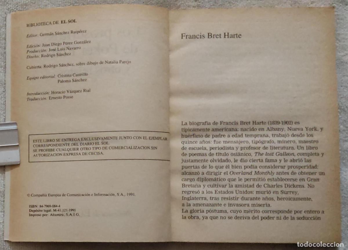 Libros de segunda mano: LOS PROSCRITOS DE POKER FLAT. - Foto 3
