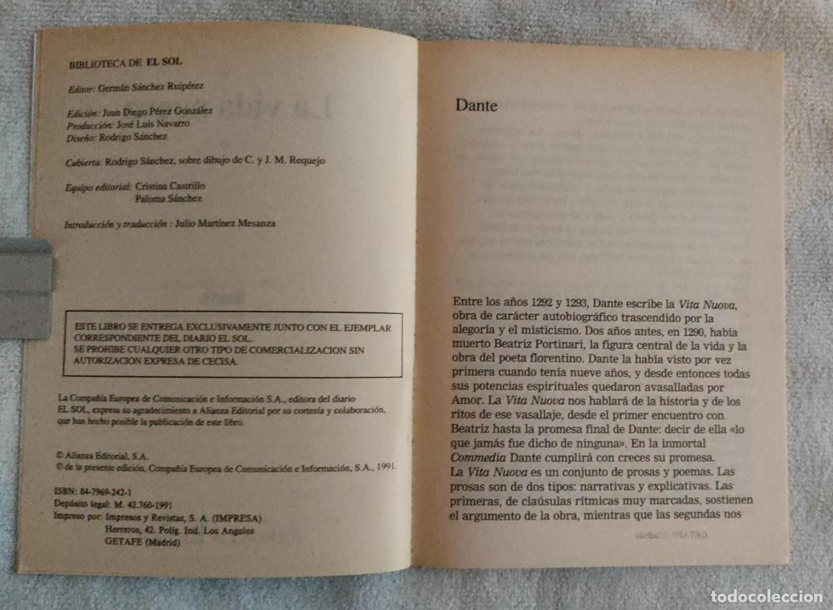 Libros de segunda mano: LA VIDA NUEVA. - Foto 4