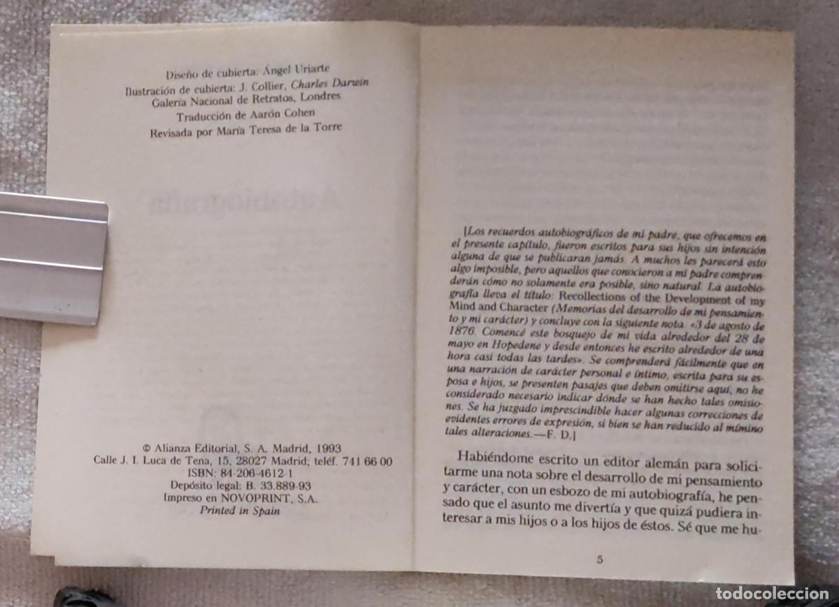Libros de segunda mano: AUTOBIOGRAF&Iacute;A. - Foto 3
