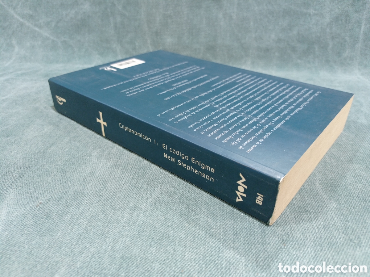 Libros de segunda mano: CRIPTONOMIC&Oacute;N - 1. EL C&Oacute;DIGO ENIGMA - NEAL STEPHENSON - EDICIONES B - Foto 2