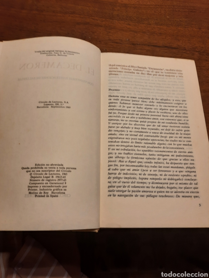 Libros de segunda mano: BOCCACCIO EL DECAMERON - Foto 3