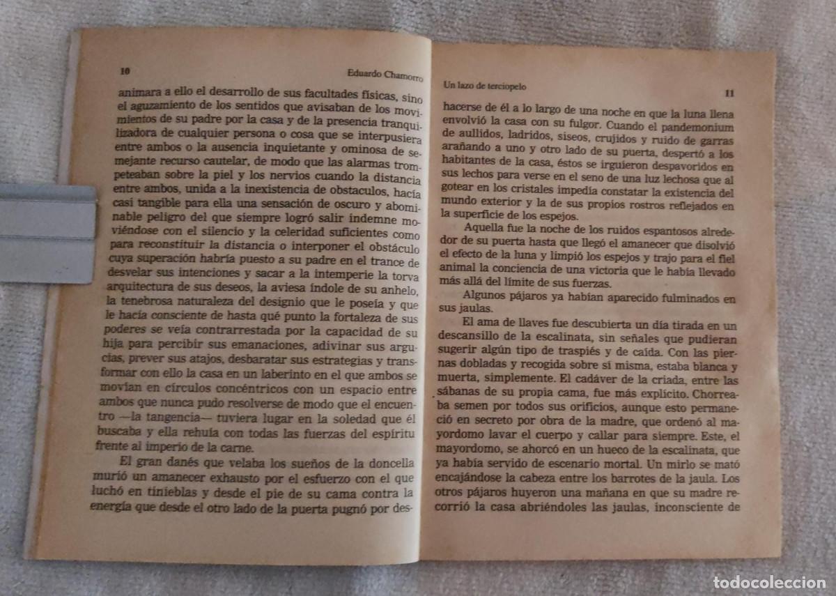 Libros de segunda mano: UN LAZO DE TERCIOPELO. - Foto 5
