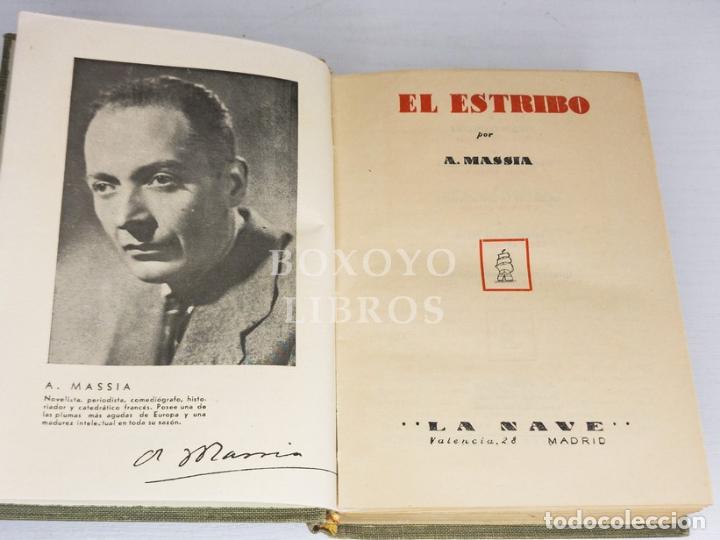 Libros de segunda mano: MASSIA, A. El estribo. Col. La Nave - Foto 3