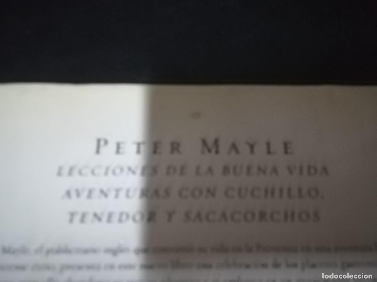 Libros de segunda mano: LECCIONES DE LA BUENA VIDA / PETER MAYLE / AE401B / EL ALEPH - Foto 3