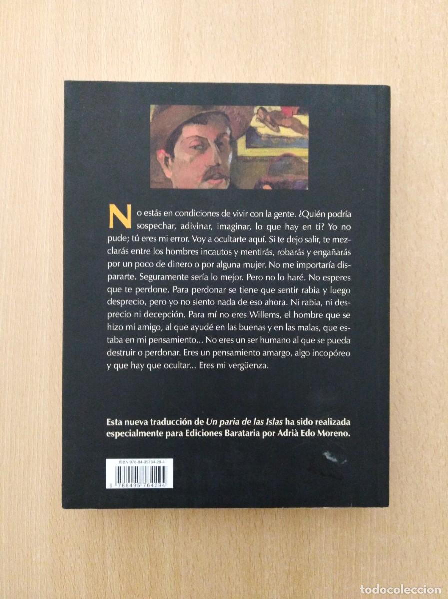 Libros de segunda mano: UN PARIA DE LAS ISLAS. Joseph Conrad - Foto 2