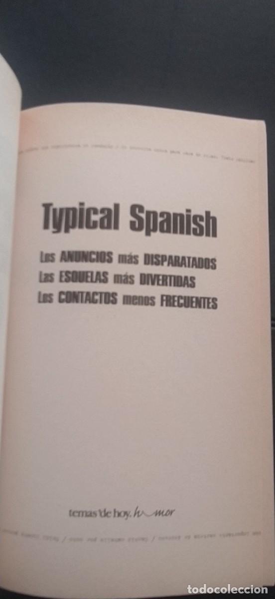 Libros de segunda mano: TYPICAL SPANISH - RAMON ARANG&uuml;ENA - TEMAS DE HOY - Foto 2