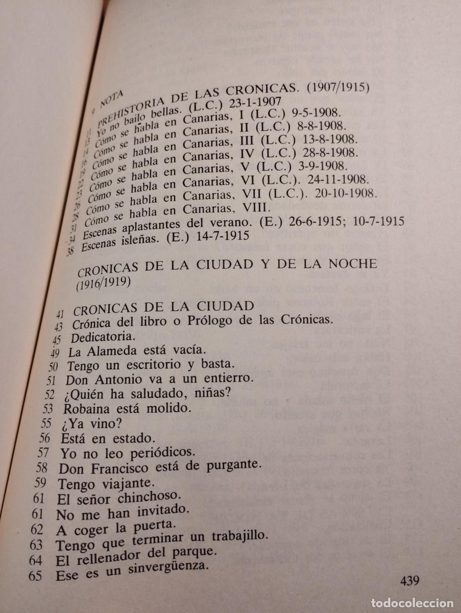 Libros de segunda mano: ALONSO QUESADA. OBRA COMPLETA. TOMO 4. PROSA - Foto 3