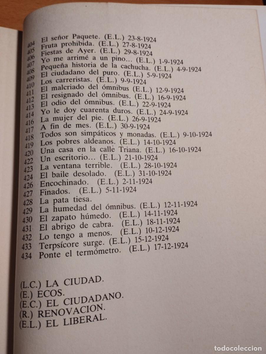 Libros de segunda mano: ALONSO QUESADA. OBRA COMPLETA. TOMO 4. PROSA - Foto 11