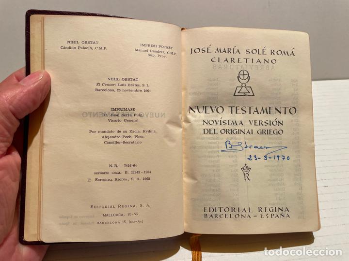 Libros de segunda mano: LIBRO NUEVO TESTAMENTO 1964 EDIT. REGINA - Foto 2
