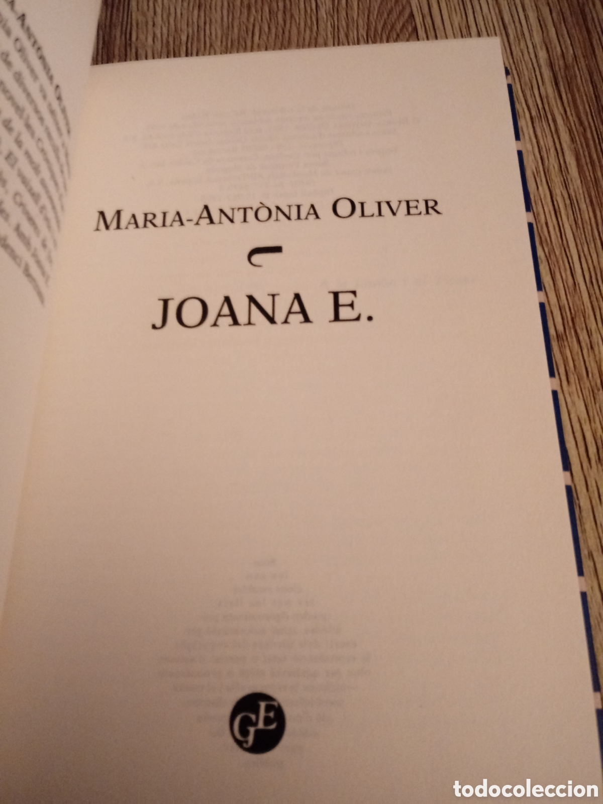 Libros de segunda mano: Joana E. De Maria Antonia Oliver. - Foto 2