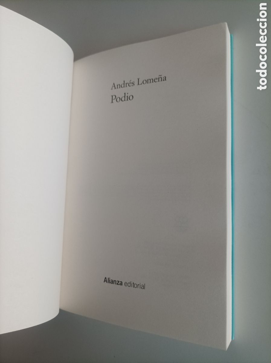 Libros de segunda mano: Podio / Andr&eacute;s Lome&ntilde;a - Foto 2