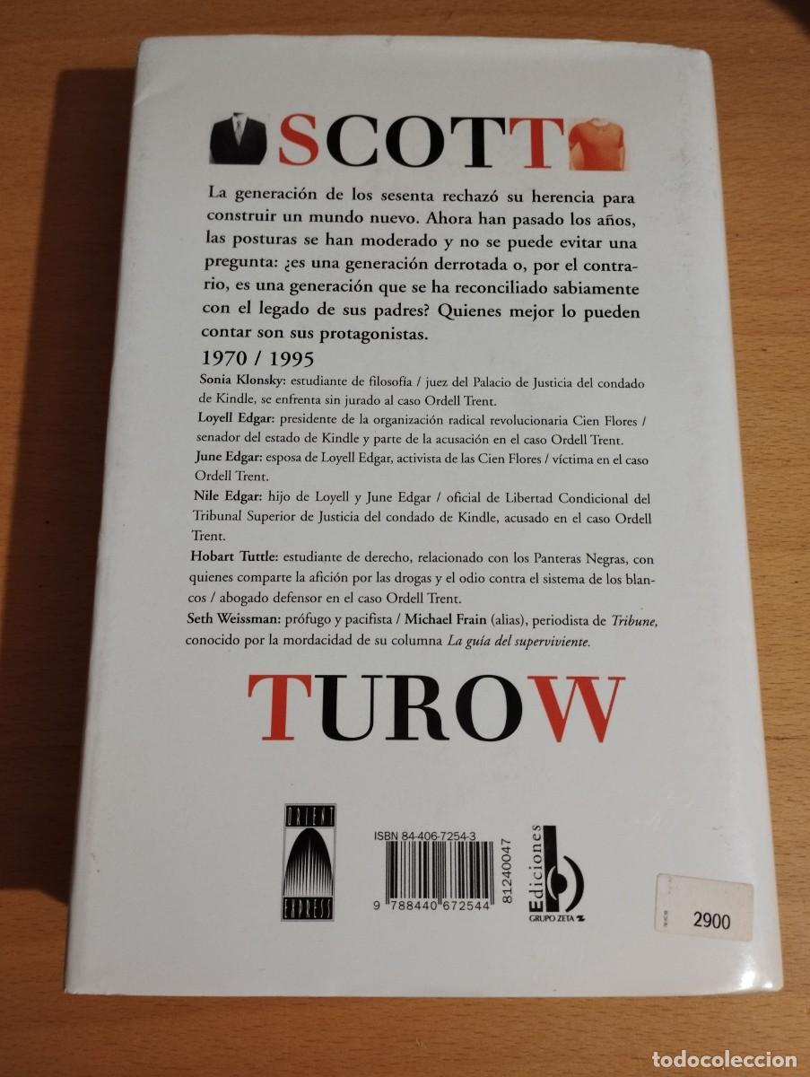 Libros de segunda mano: LAS LEYES DE NUESTROS PADRES (SCOTT TUROW) - Foto 4