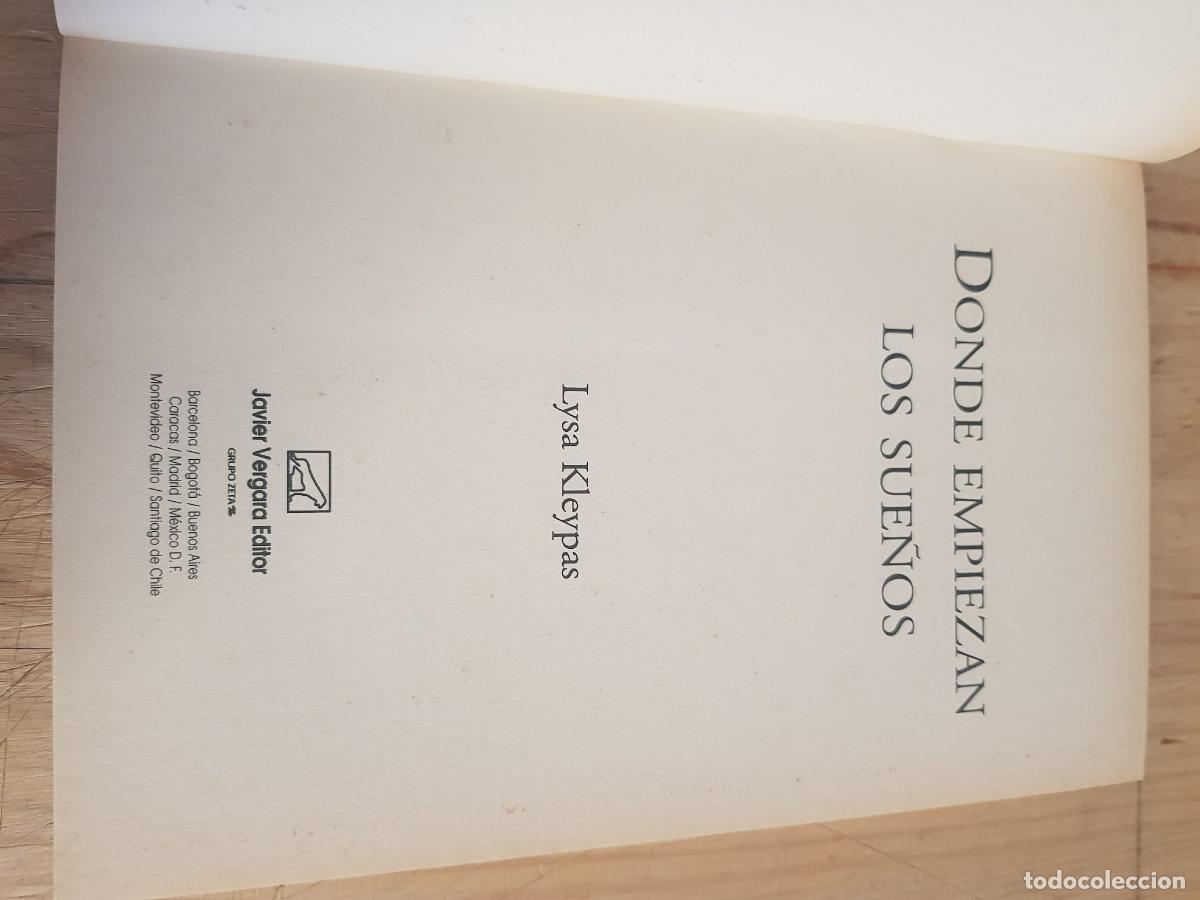 Libros de segunda mano: Donde empiezan los sue&ntilde;os - Lisa Kleypas - Foto 4