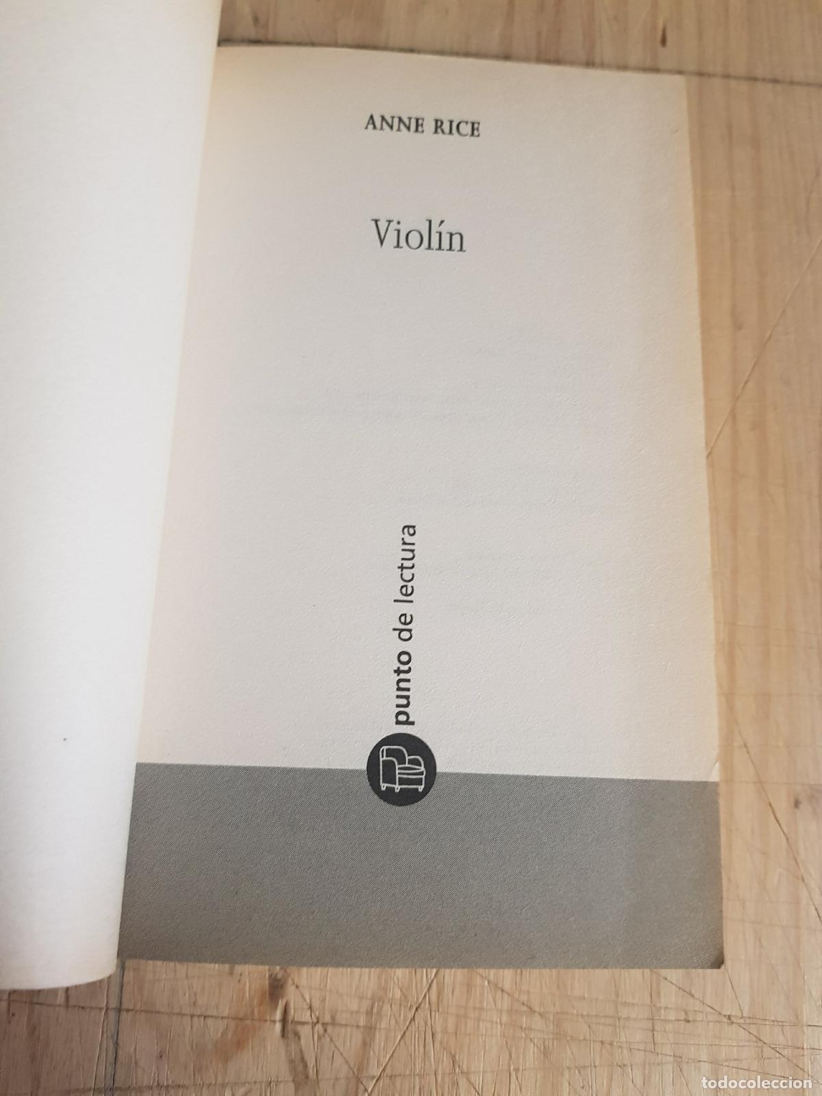 Libros de segunda mano: Viol&iacute;n - Anne Rice - Foto 4