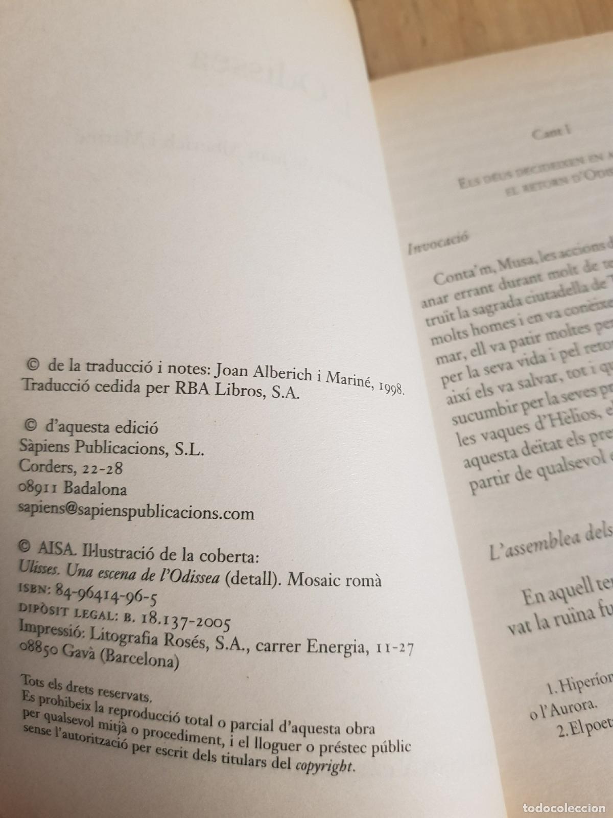 Libros de segunda mano: Lodissea - Homer - Foto 4