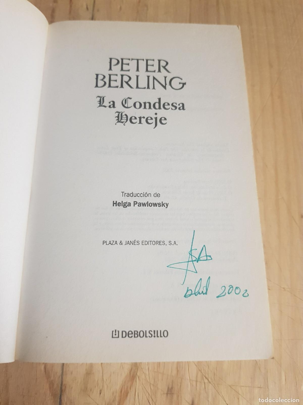 Libros de segunda mano: La condesa hereje - Peter Berling - Foto 5