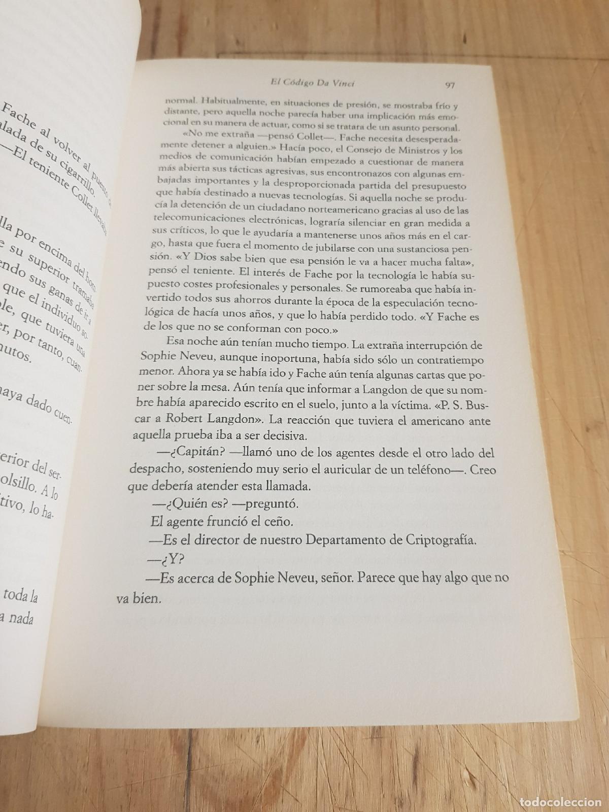 Libros de segunda mano: El codigo da vinci - Dan Brown - Foto 4