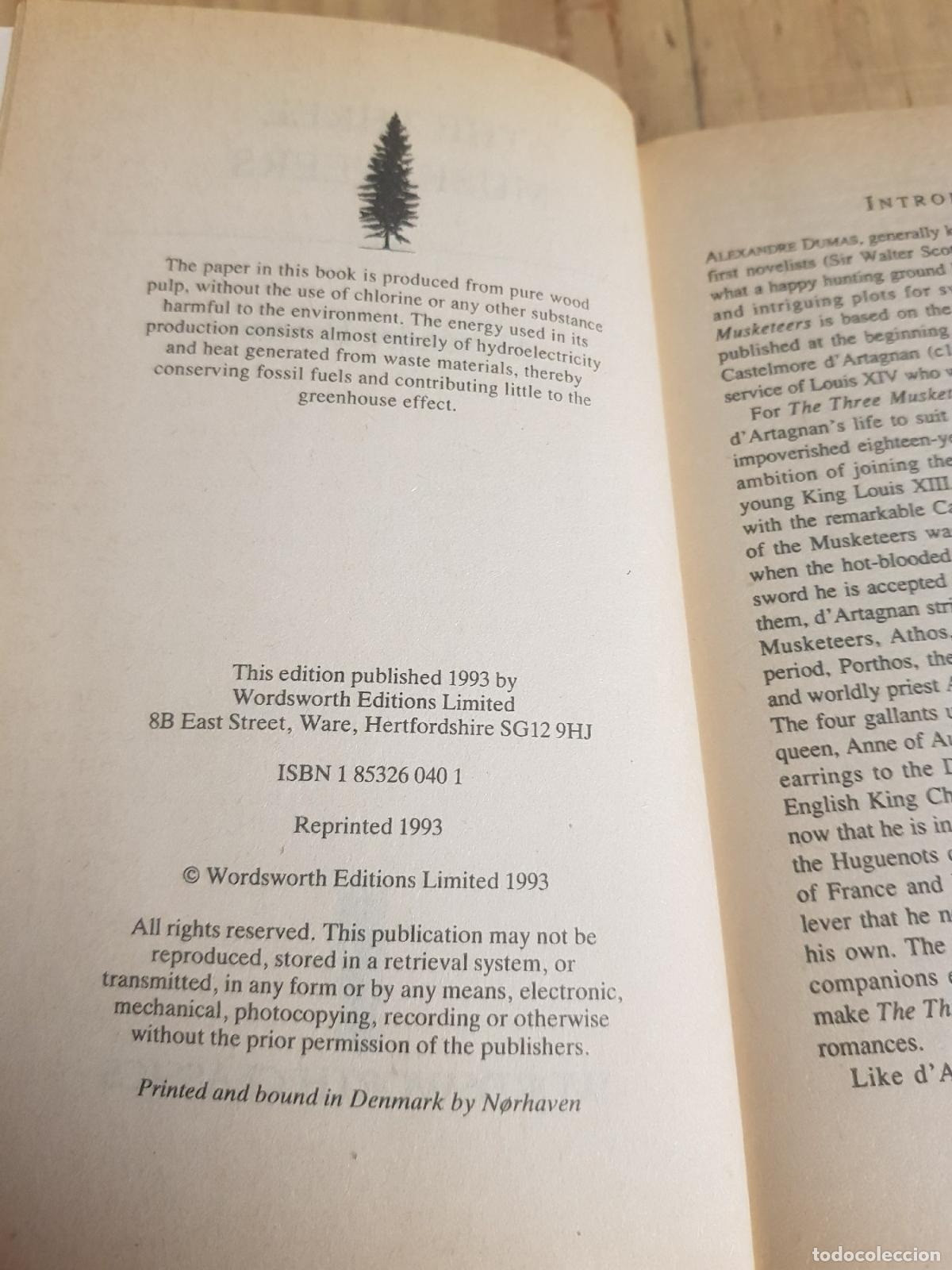 Libros de segunda mano: The three musketeers - Alexandre Dumas - Foto 3