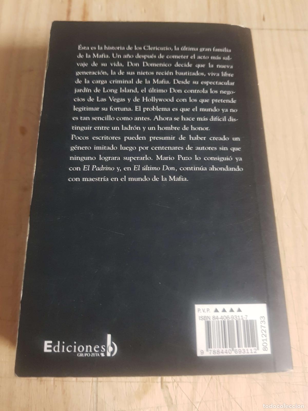 Libros de segunda mano: El &uacute;ltimo don - Mario Puzo - Foto 4
