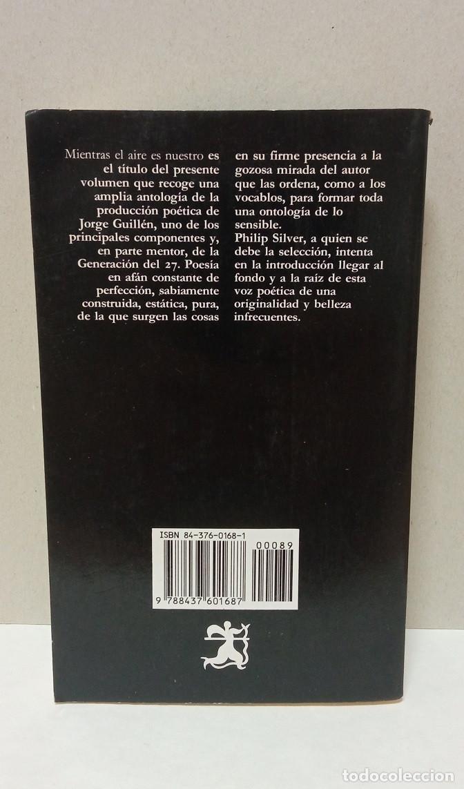 Libros de segunda mano: Libro: Mientras el Aire es nuestro - Foto 2
