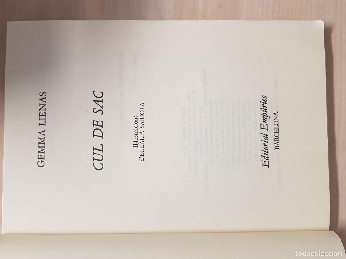 Libros de segunda mano: Cul de sac - Gemma Lienas - Foto 4
