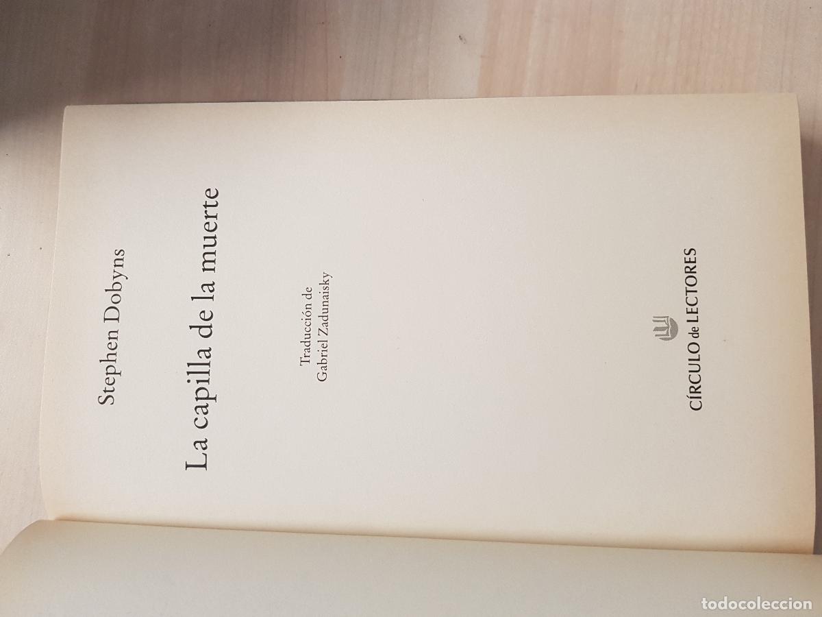 Libros de segunda mano: La capilla de la muerte - Stephen Dobyns - Foto 5