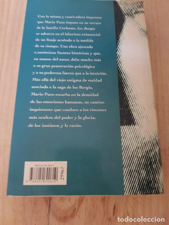 Libros de segunda mano: Los Borgia - Mario Puzo - Foto 2