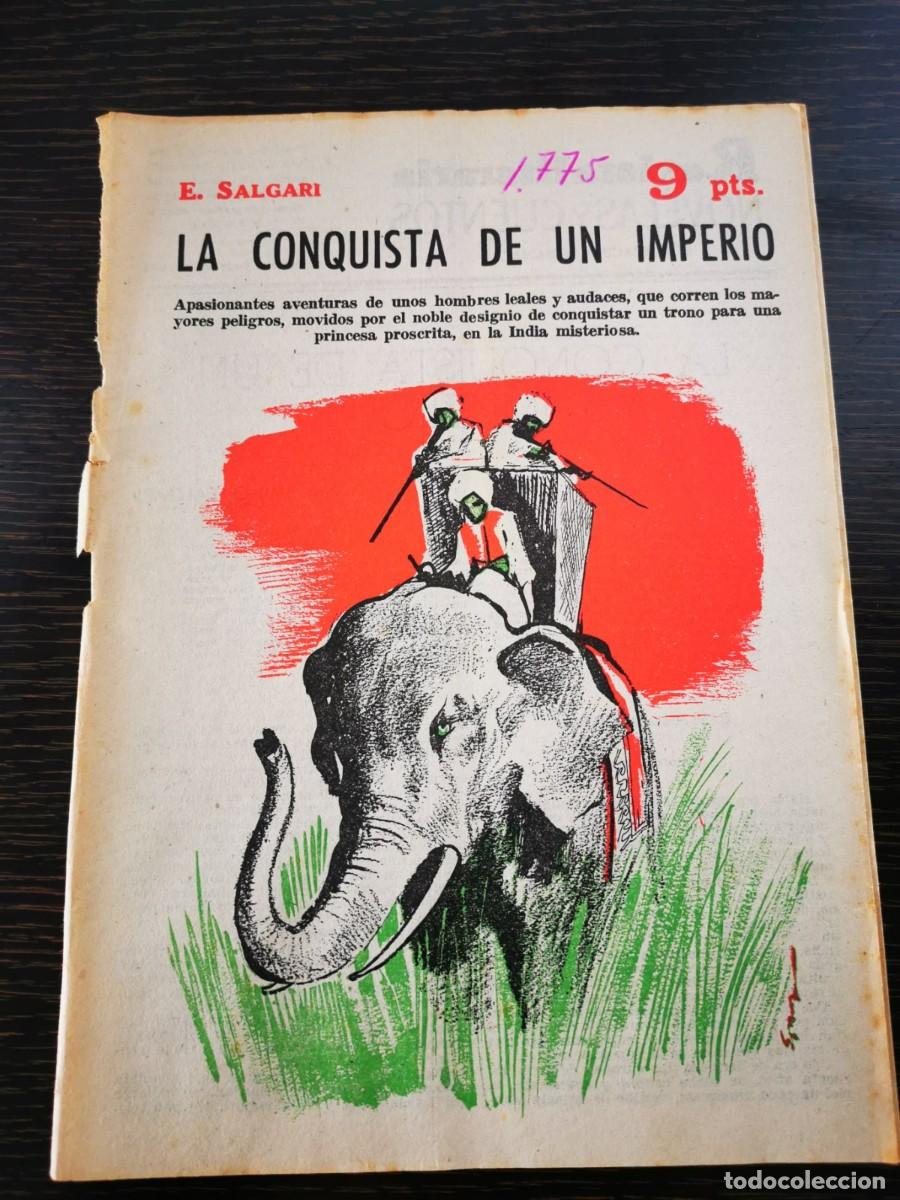 Libros de segunda mano: SALGARI, E. La conquista de un imperio - Foto 1