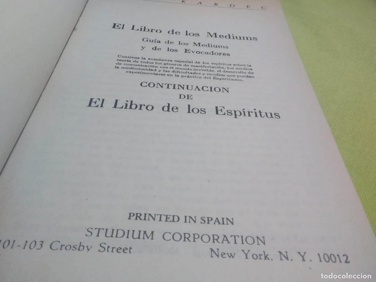 Libros de segunda mano: EL LIBRO DE LOS MEDIUMS - Foto 3