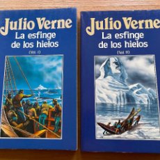 Libros de segunda mano: LA ESFINGE DE LOS HIELOS VOL I Y II, JULIO VERNE ORBIS