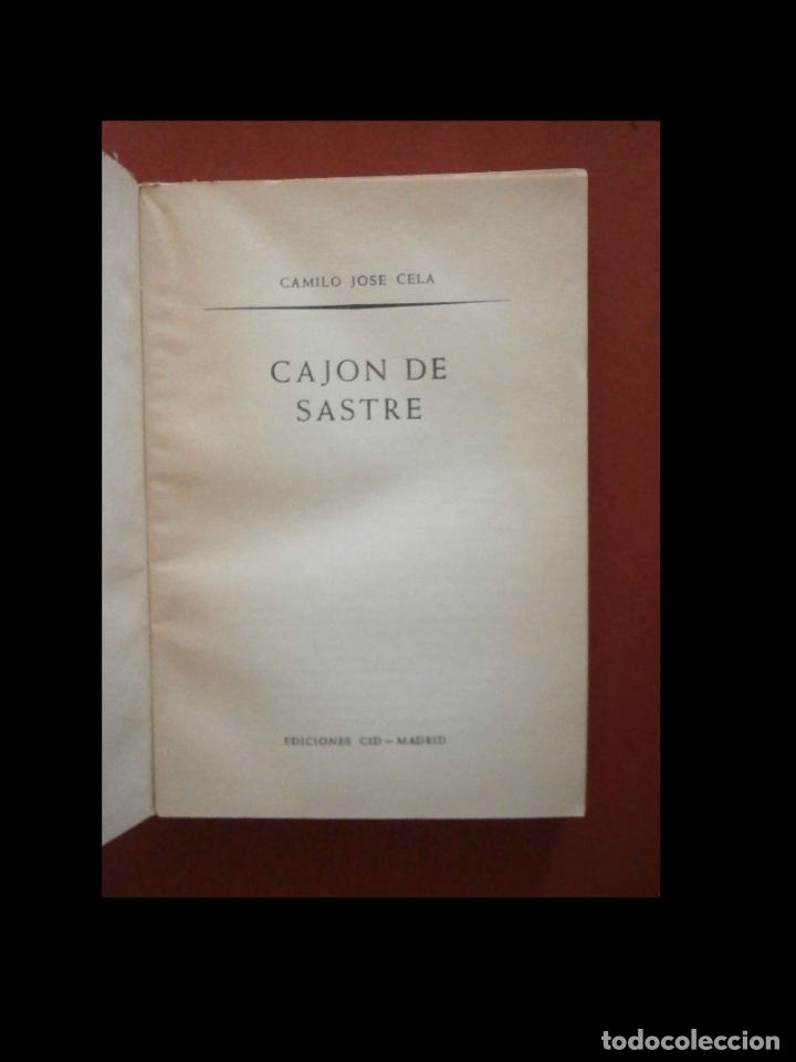 Libros de segunda mano: Caj&oacute;n de sastre. Camilo Jose Cela - Foto 5