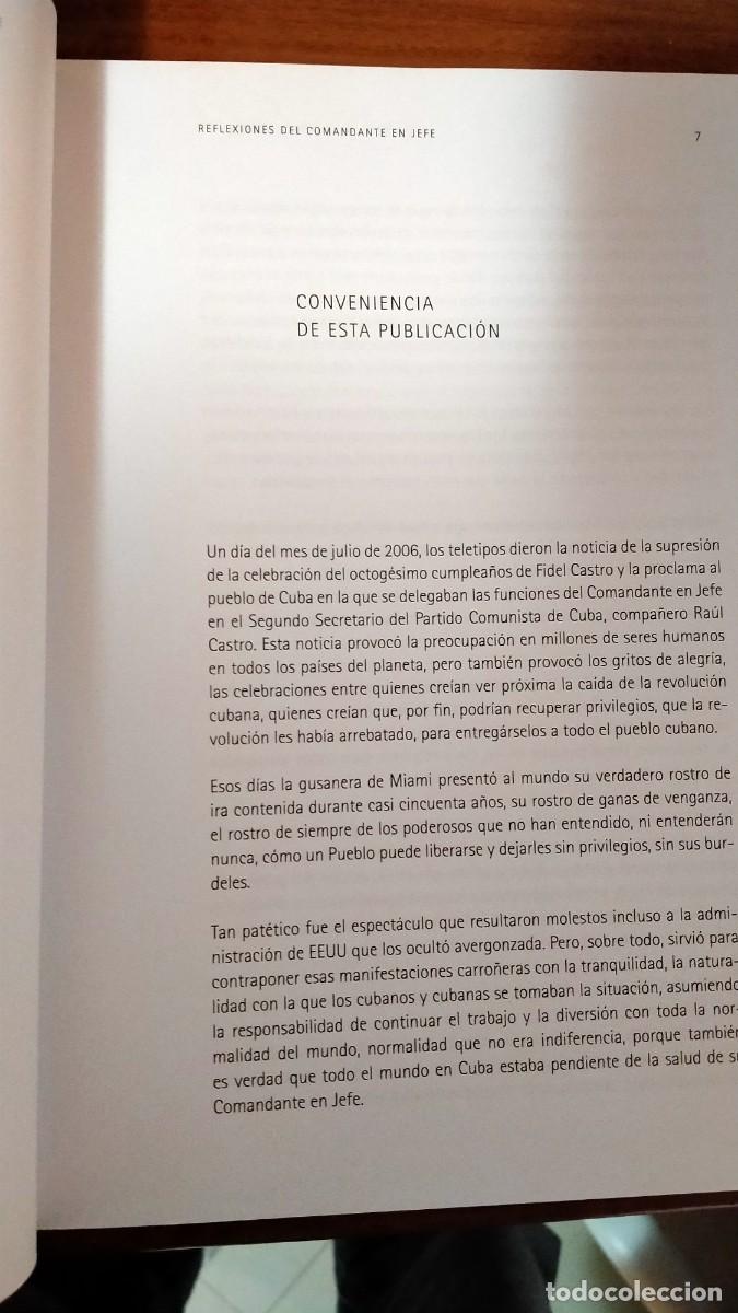 Libros de segunda mano: Libro. Reflexiones del comandante en jefe. Ediciones PCE. A&ntilde;o 2.007 - Foto 2