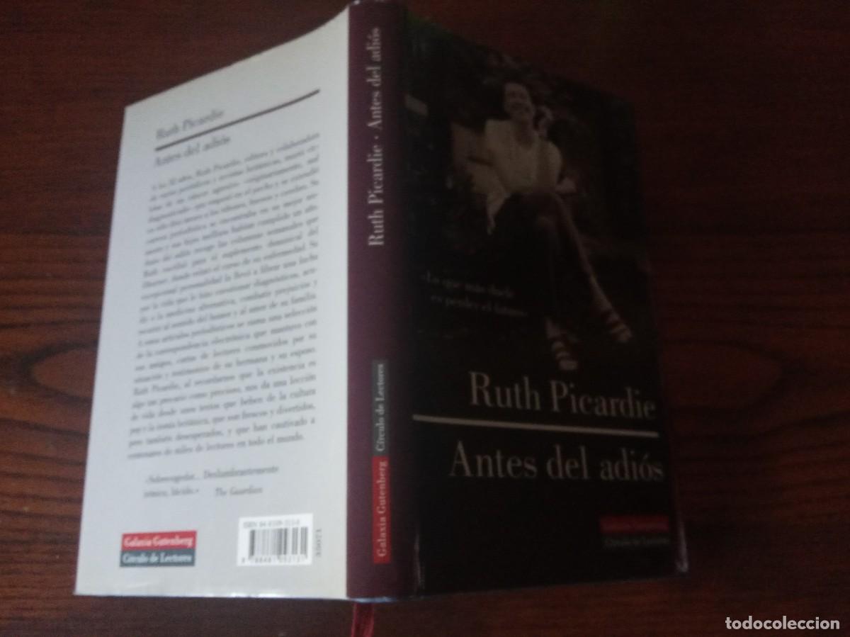 Libros de segunda mano: ANTES DEL ADI&Oacute;S .- RUTH PICARDIE. - Foto 2