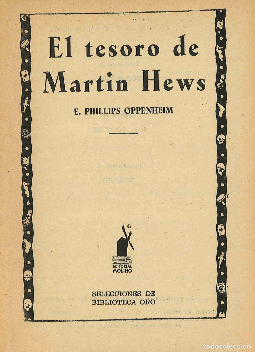 Libros de segunda mano: El tesoro de Martin Hews. E.Ph.Oppenheim - Foto 2