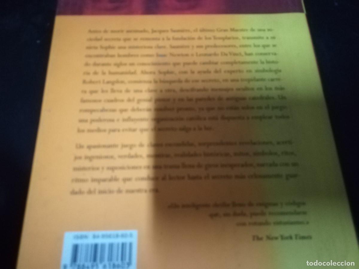 Libros de segunda mano: EL CODIGO DA VINCI / DAM BROWN / CMA2 / UMBRIEL - Foto 3