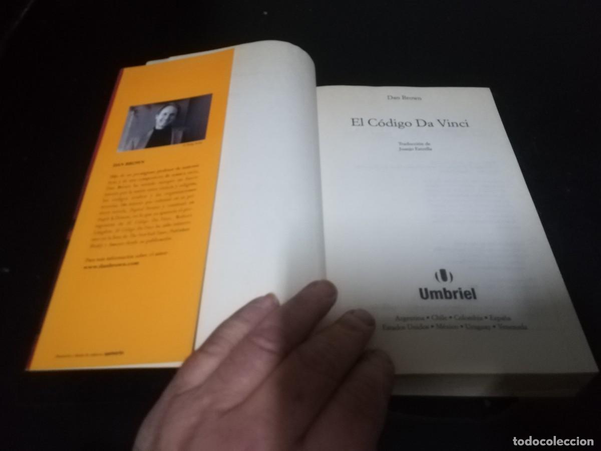 Libros de segunda mano: EL CODIGO DA VINCI / DAM BROWN / CMA2 / UMBRIEL - Foto 4