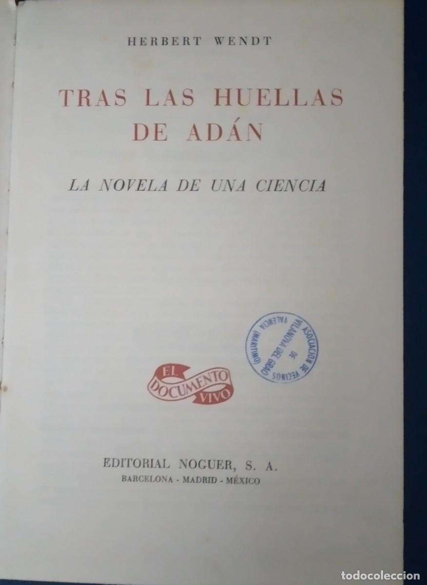 Libros de segunda mano: TRAS LAS HUELLAS DE AD&Aacute;N - Foto 1