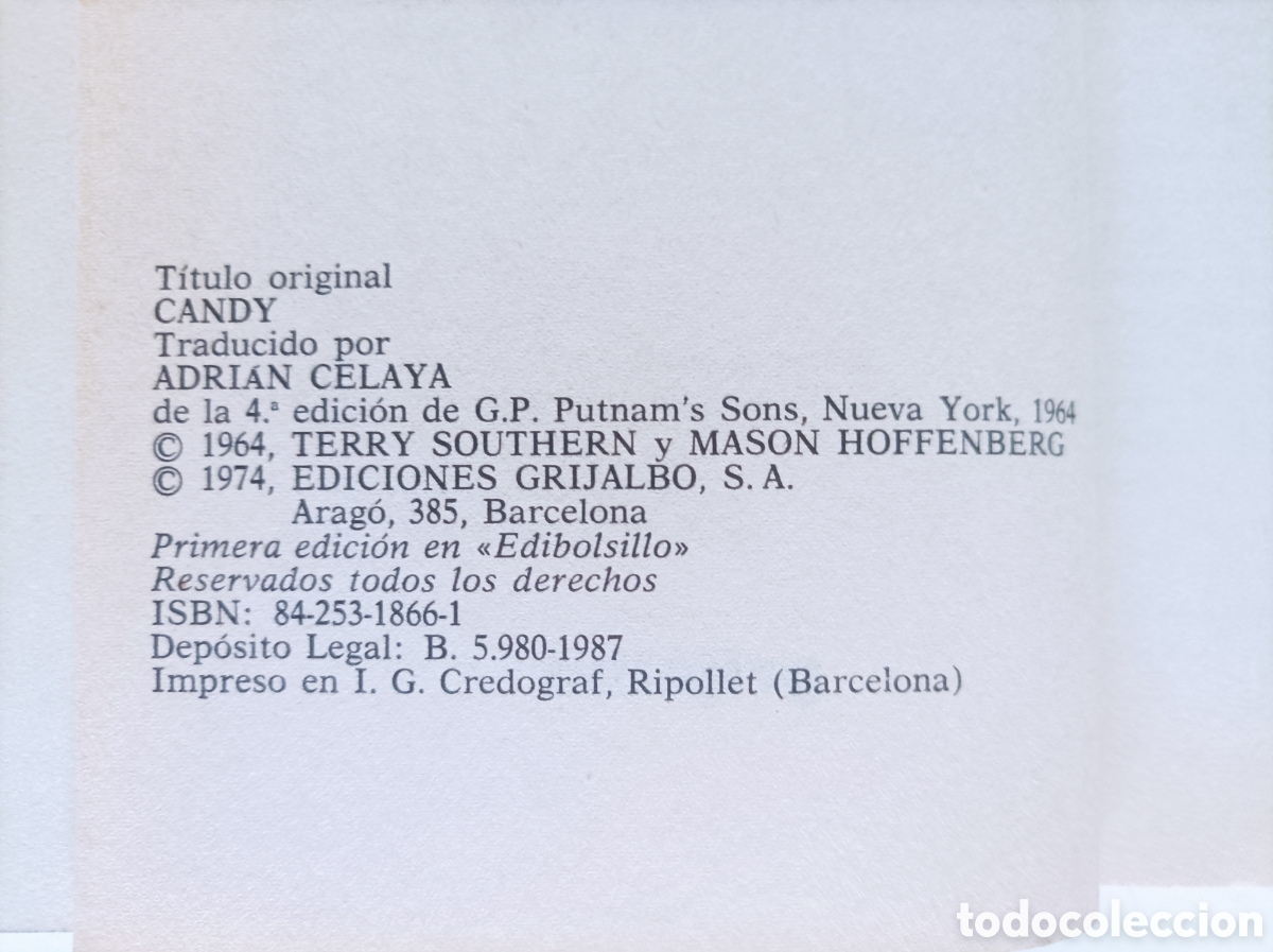 Libros de segunda mano: CANDY / TERRY SOUTHERN, MASON HOFFENBERG - Foto 3