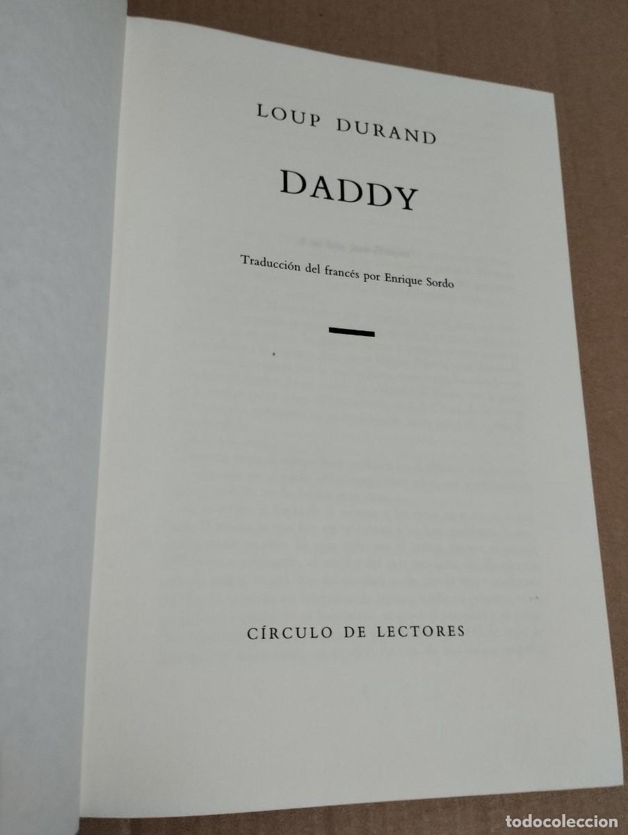 Libros de segunda mano: DADDY (LOUP DURAND) - Foto 2