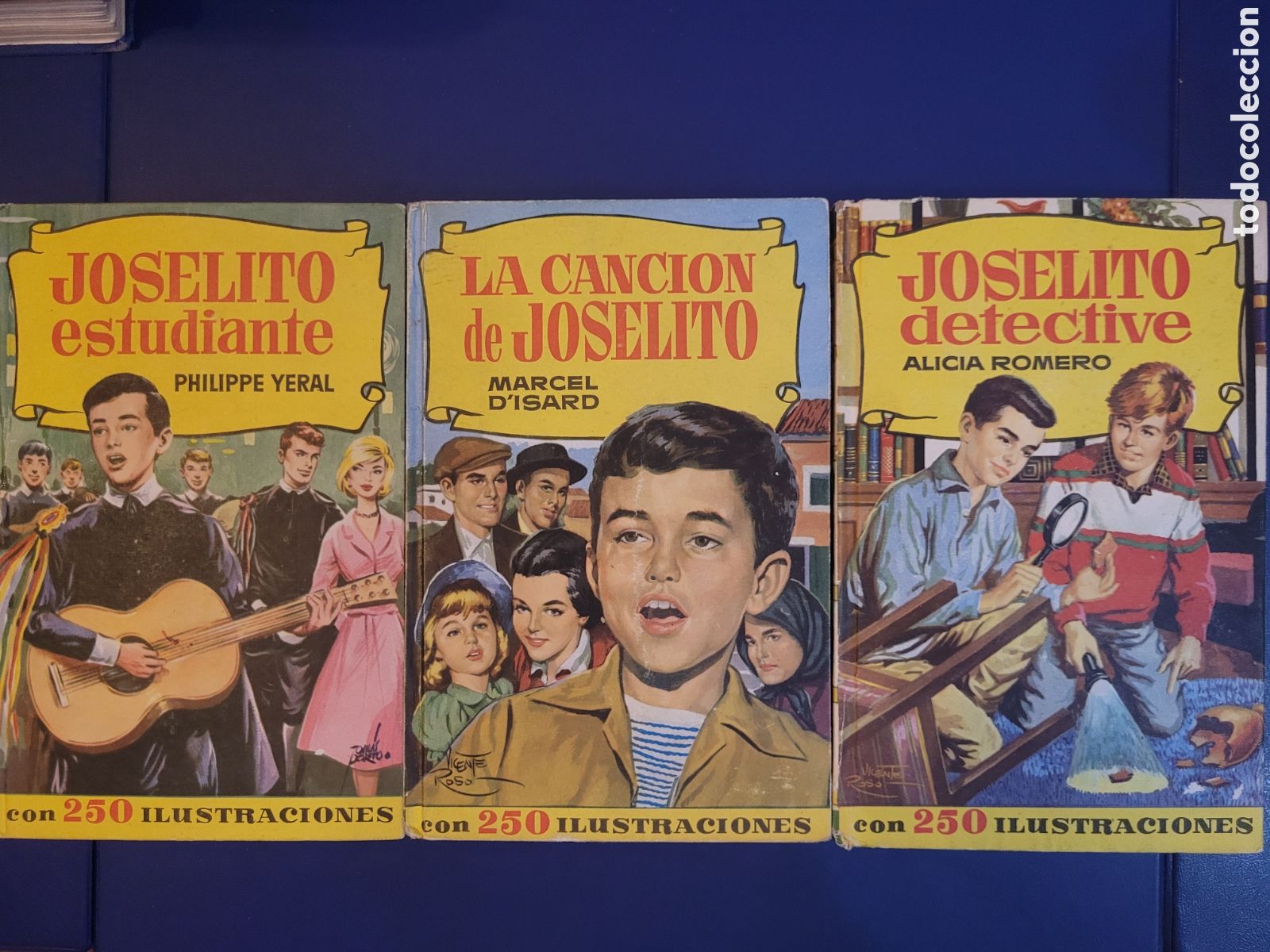 Libros de segunda mano: JOSELITO ESTUDIANTE /LA CANCION DE JOSELITO / JOSELITO DETECTIVE CON ILUSTRACIONES PRIMERAS EDICIONE