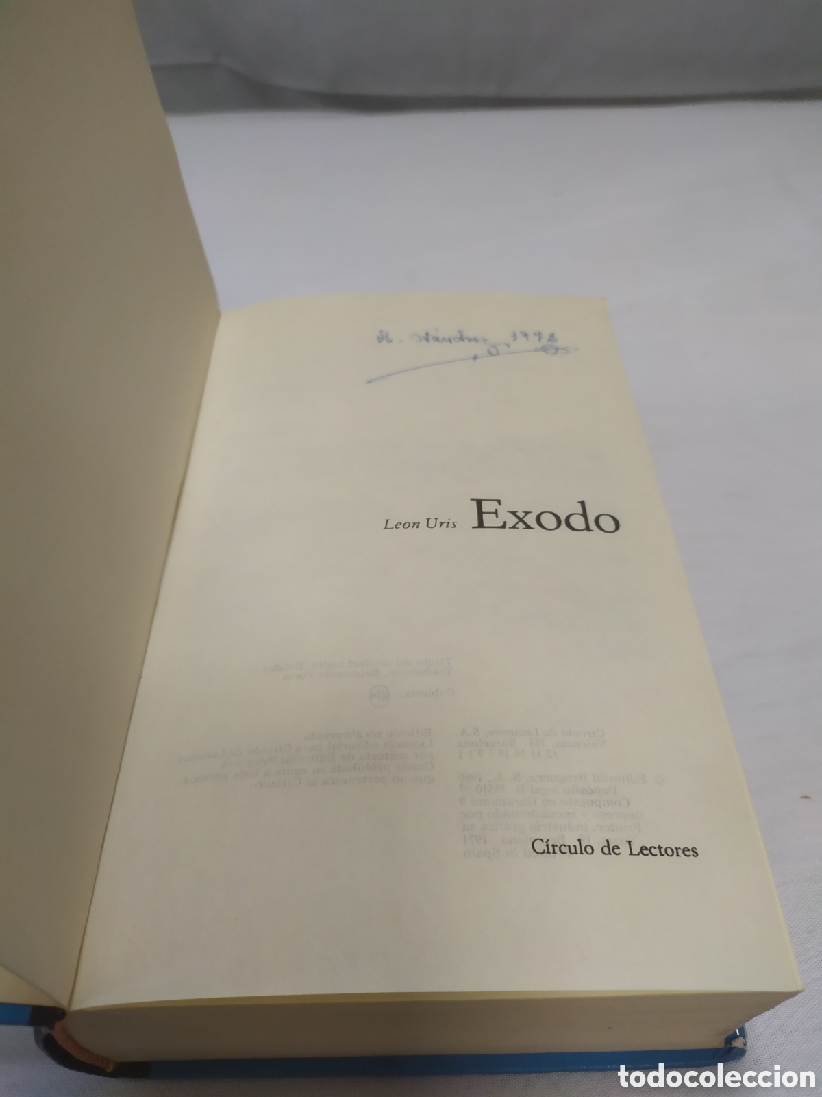 Libros de segunda mano: &Eacute;xodo. Leon Uris, 1960 - Foto 3