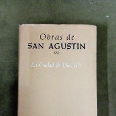 Libros de segunda mano: OBRAS DE SAN AGUSTIN XVI LA CIUDAD DE DIOS -EDICION BILINGUE -1977. Lote 380663989